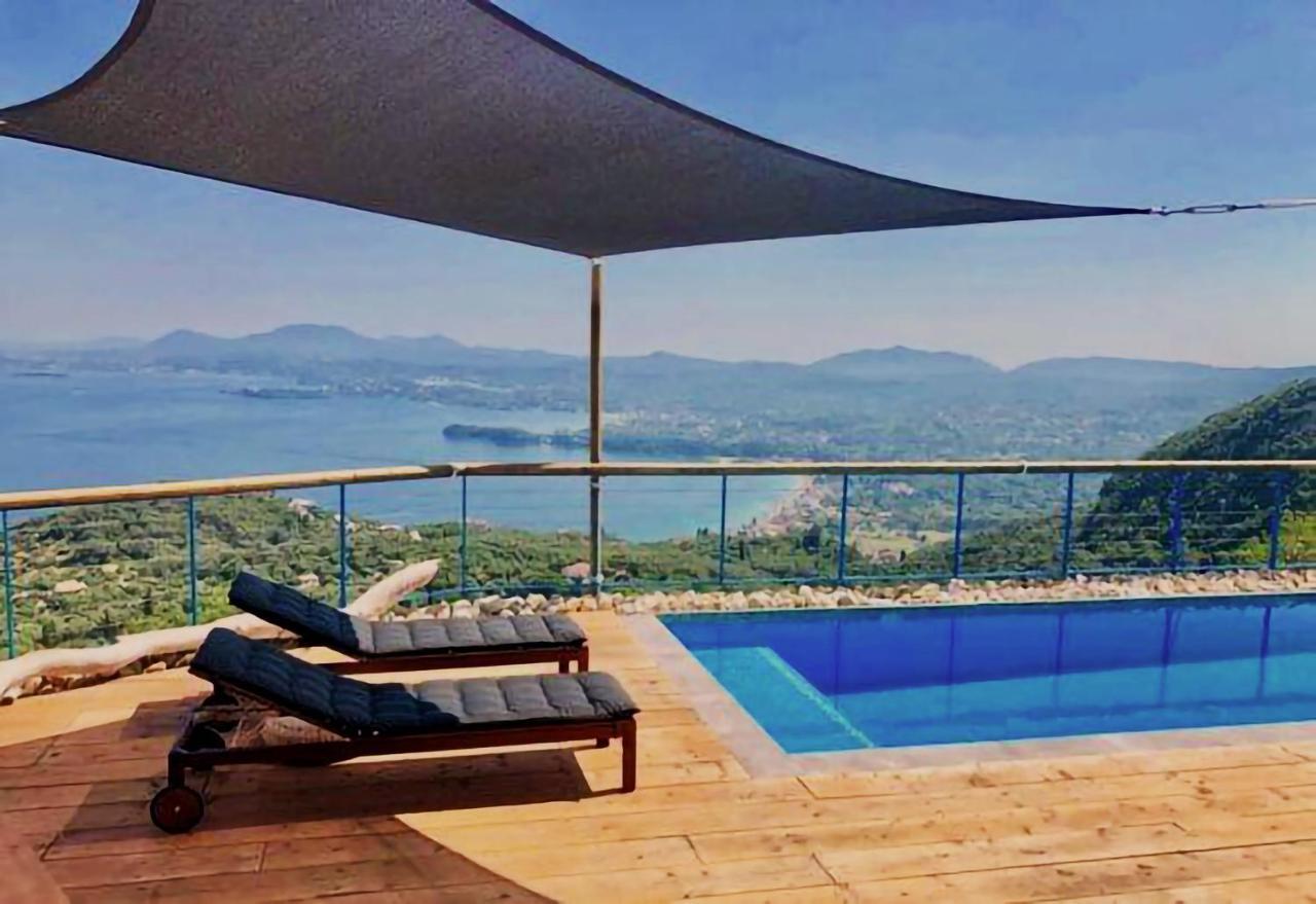 House Tanna Of Villa Intaba Spectacular Sea Views Corfiot Riviera Spartilas Corfu Island Greece Close To Ipsos Beach Spartylas 외부 사진
