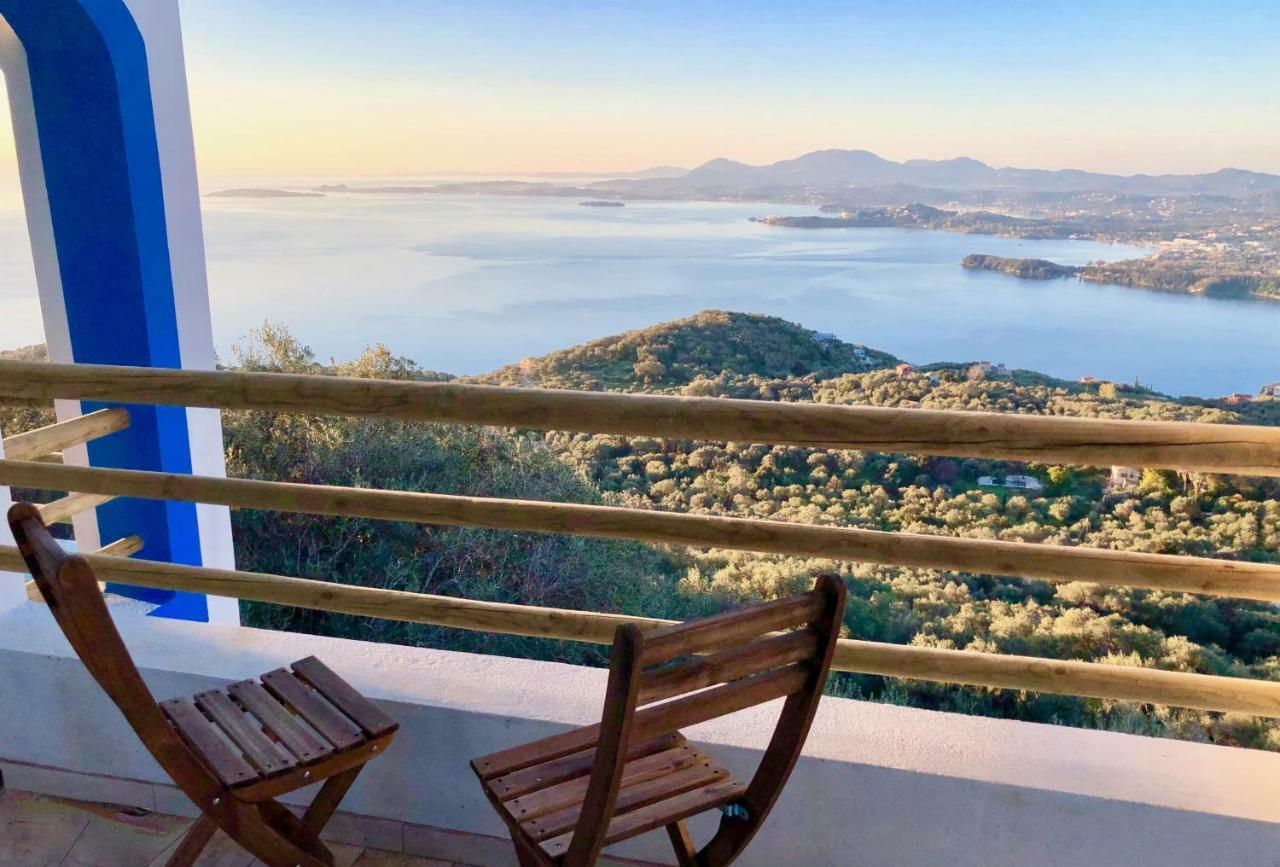 House Tanna Of Villa Intaba Spectacular Sea Views Corfiot Riviera Spartilas Corfu Island Greece Close To Ipsos Beach Spartylas 외부 사진
