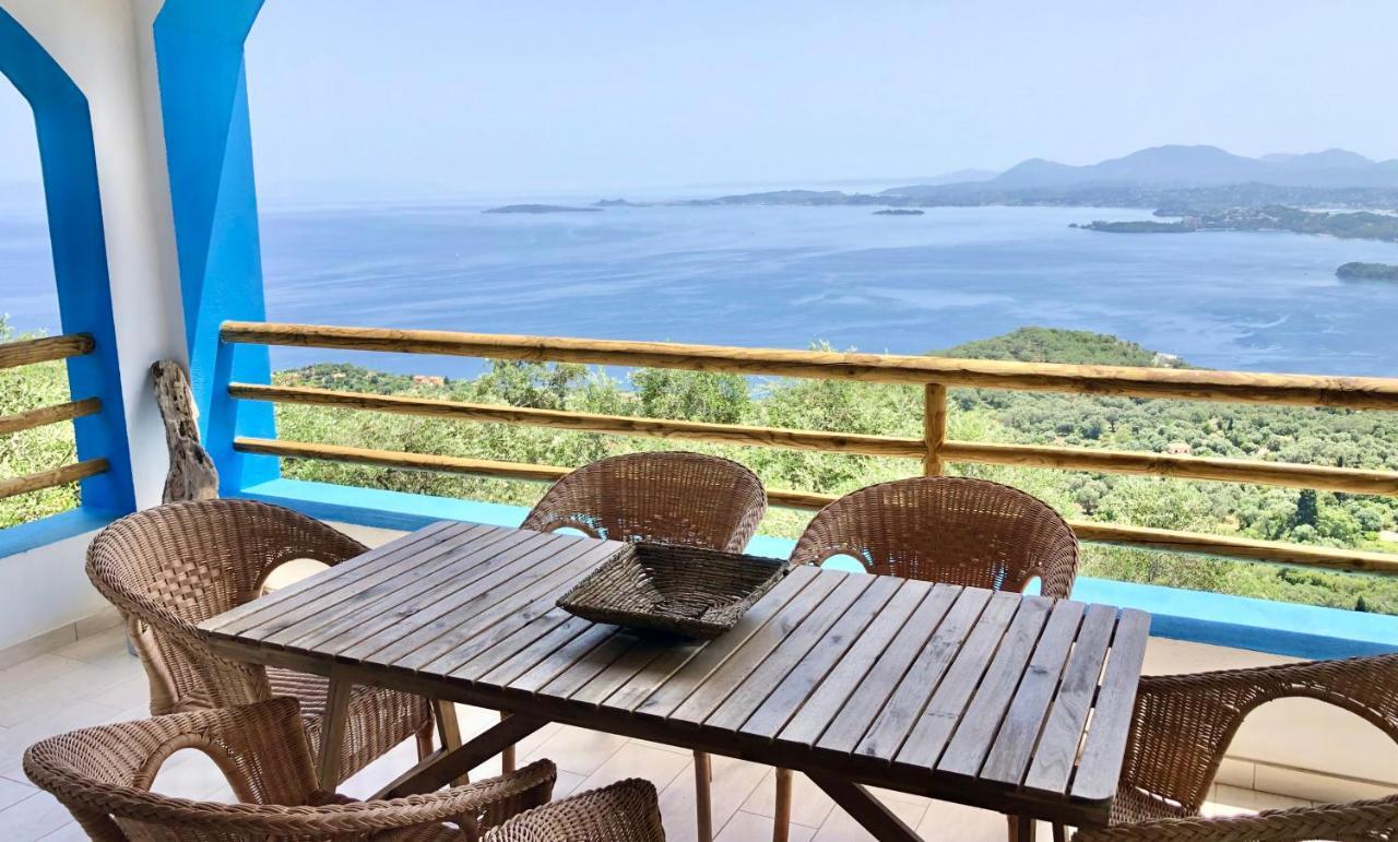 House Tanna Of Villa Intaba Spectacular Sea Views Corfiot Riviera Spartilas Corfu Island Greece Close To Ipsos Beach Spartylas 외부 사진